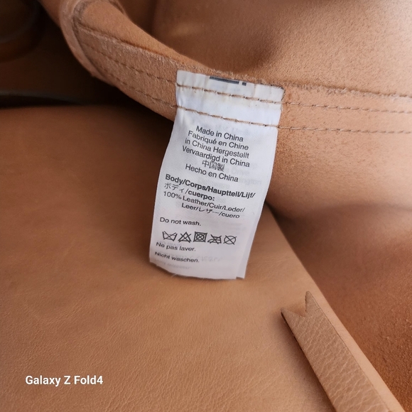 Madewell Medium Transport Tote Natural Light Tan/Beige - Picture 5 of 8